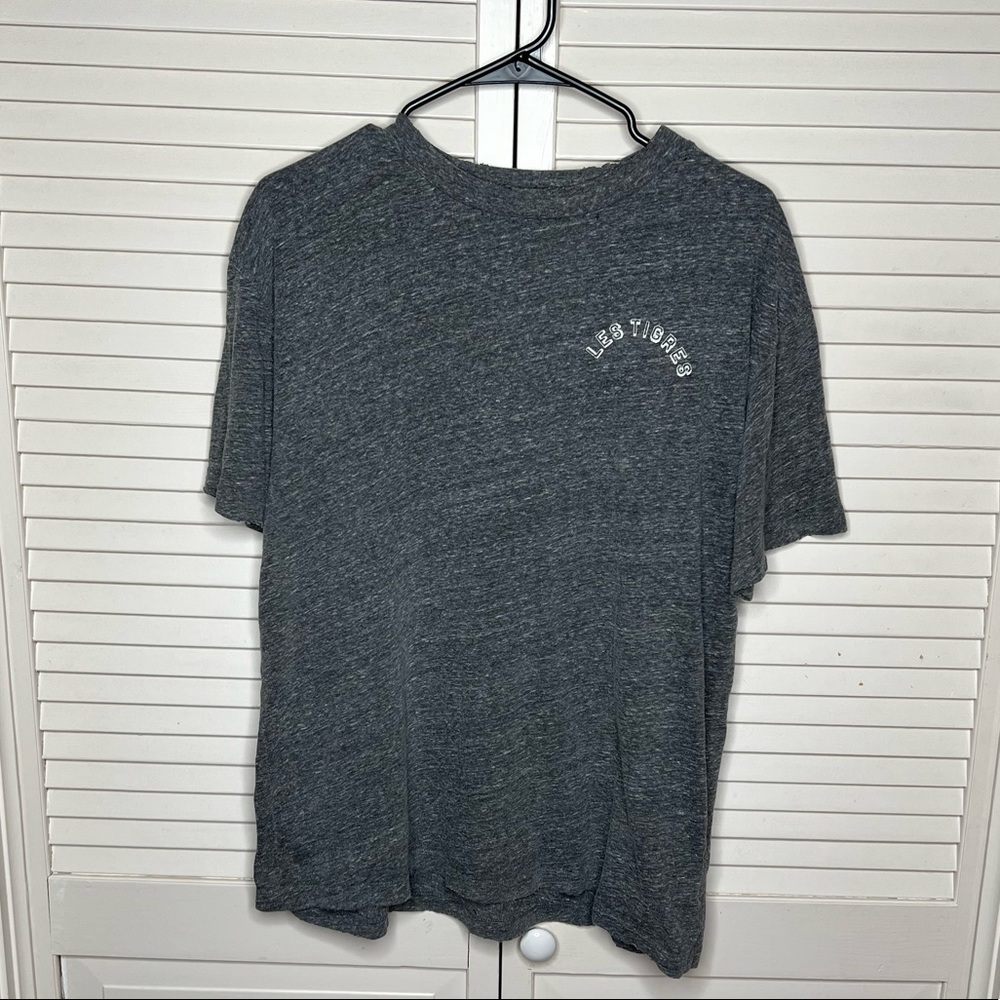 Short Sleeve Tee in Charcoal Gray